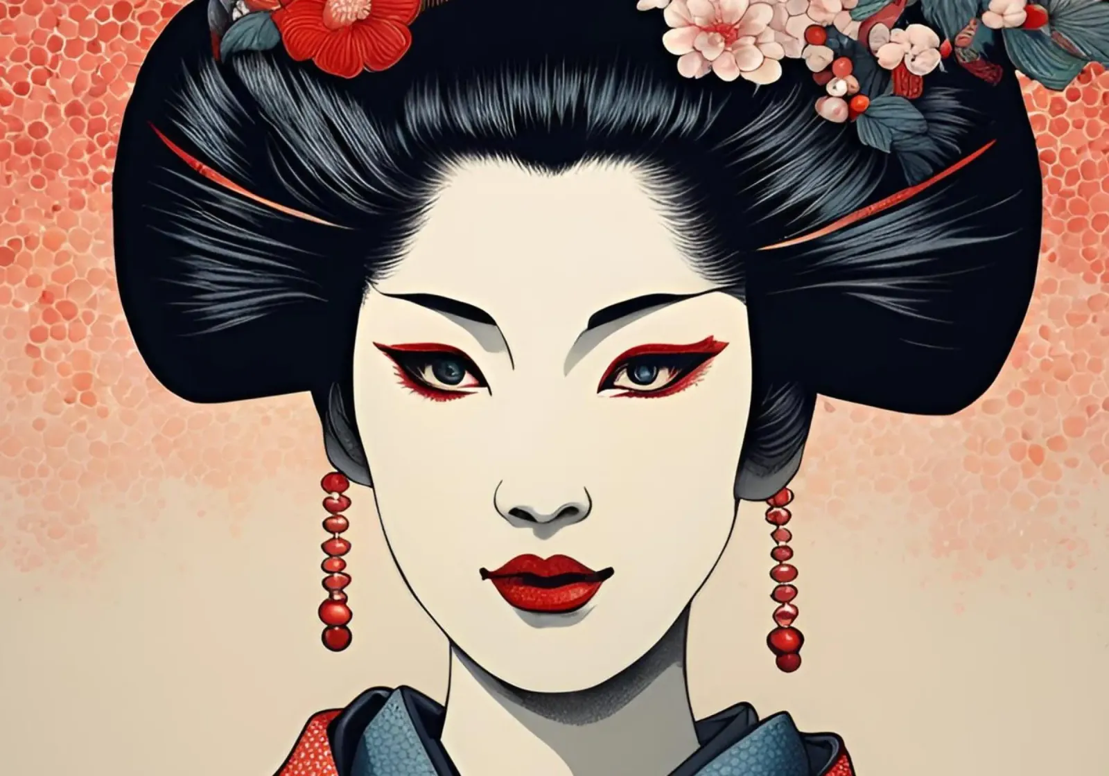 Geisha 4 pellicola backlit da Rezh creations