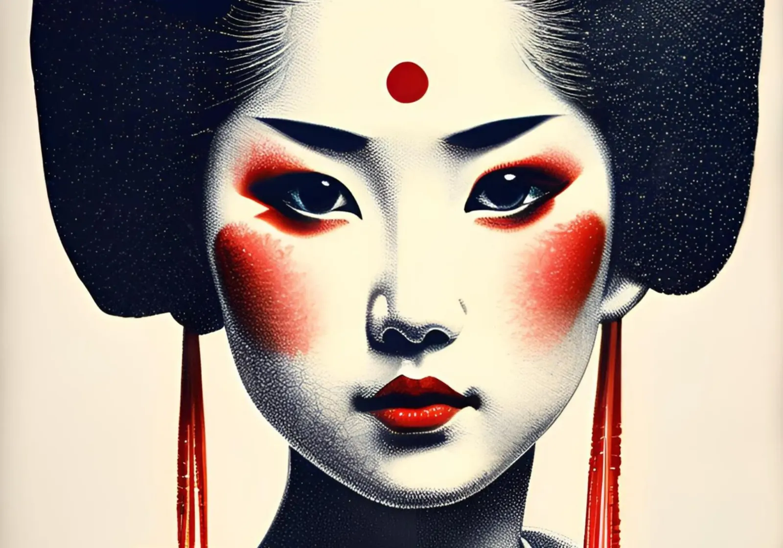 Geisha 7 pellicola backlit da Rezh creations