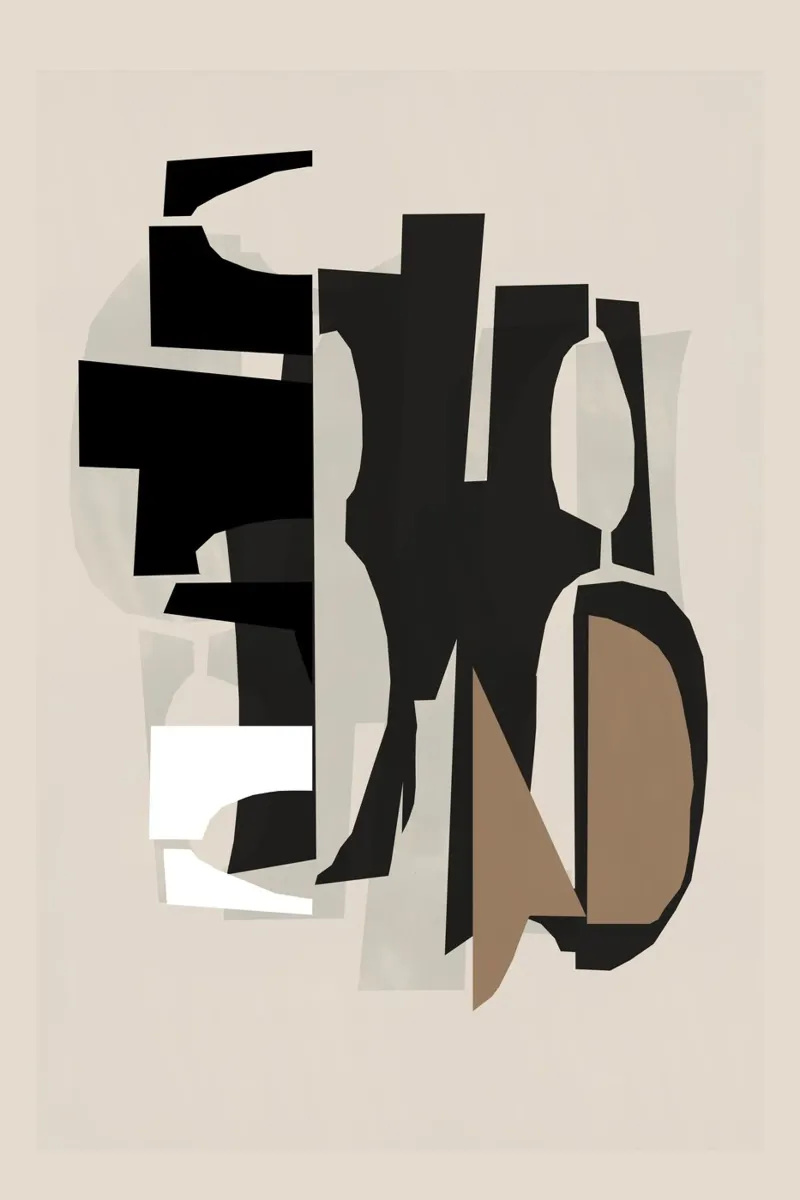 Rilievo in bianco e nero e marrone 2 carta hahnemühle da Cartissi