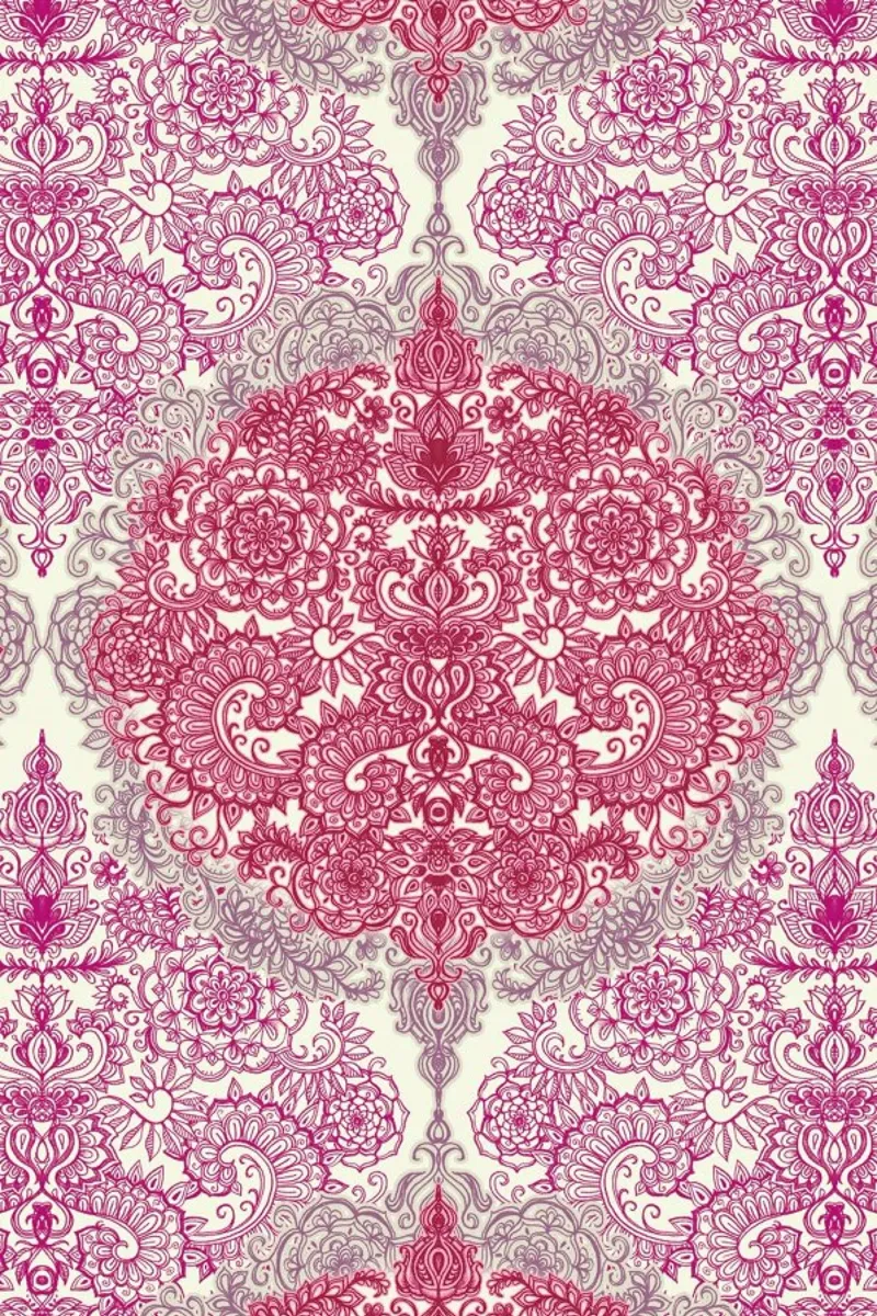 Happy Place Doodle in Pink pellicola backlit da Micklyn Le Feuvre