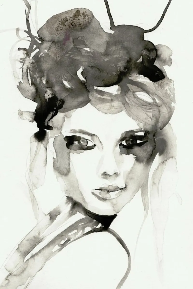 Hot Mess poster with plastic frame by Victoria Verbaan
