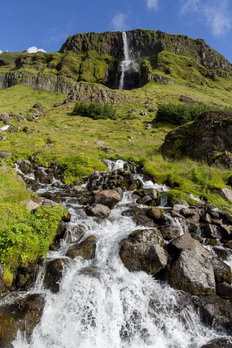 Island - Wasserfall carta hahnemühle da Nadine Ginzel