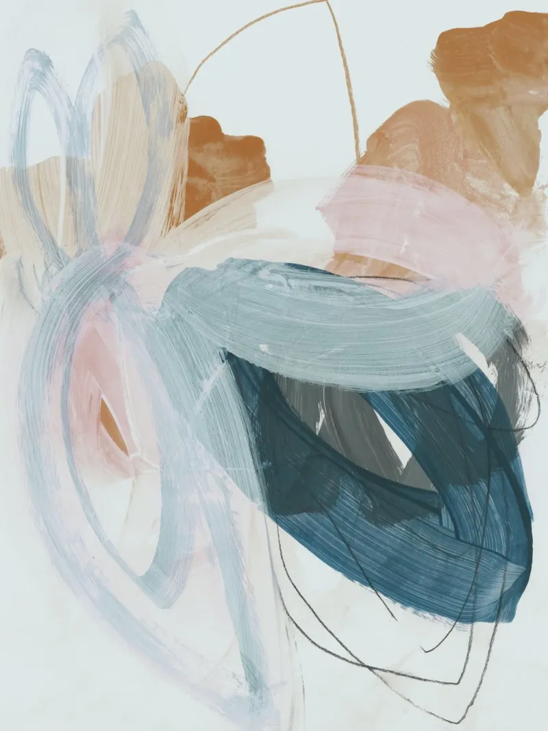 abstract painting XVII pastel alluminio dibond da IRIS LEHNHARDT FINE ART