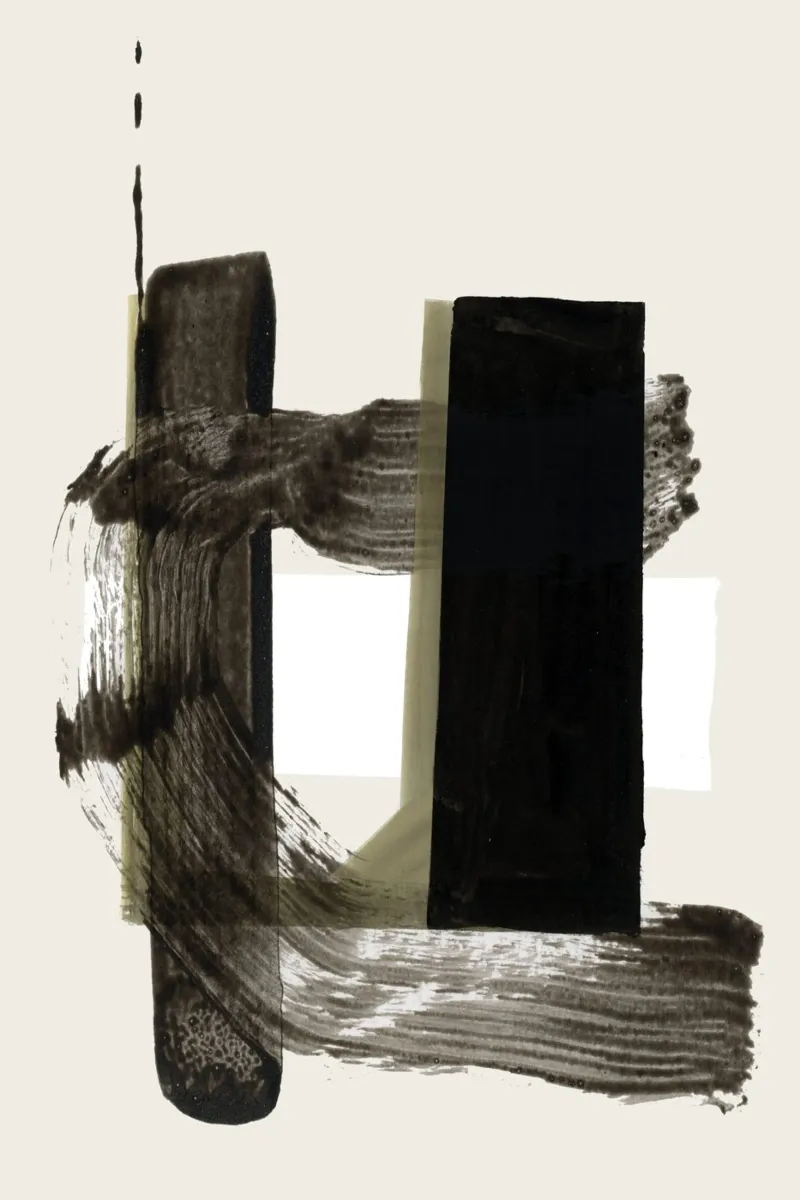 Ocre Zen Negro II hahnemühle de Cartissi