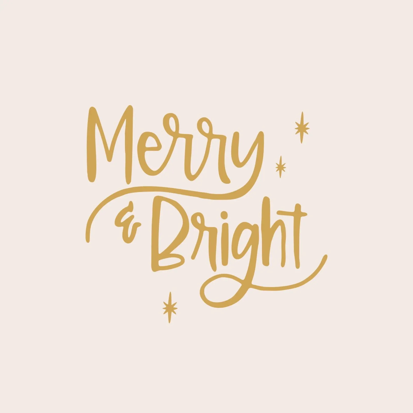 Merry & Bright | beige acrylic glass by modeern