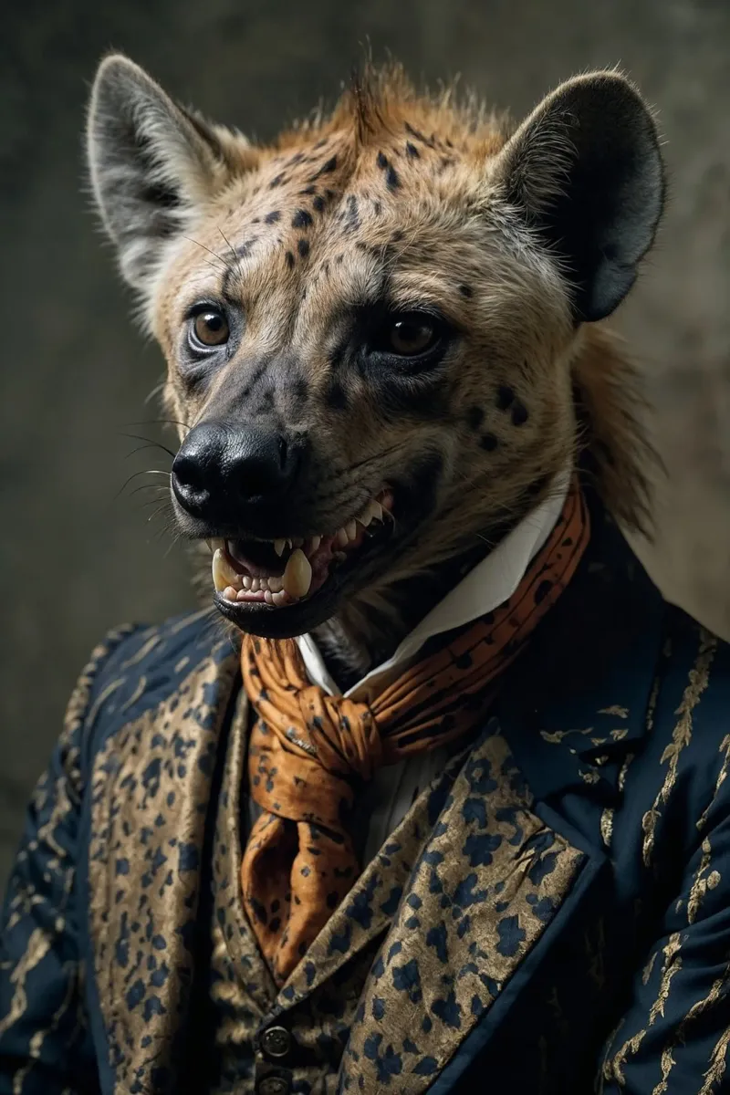 Azar the Bold – Mischievous Charm of the Savanna canvas with Floater frame by Beasts of Nobility