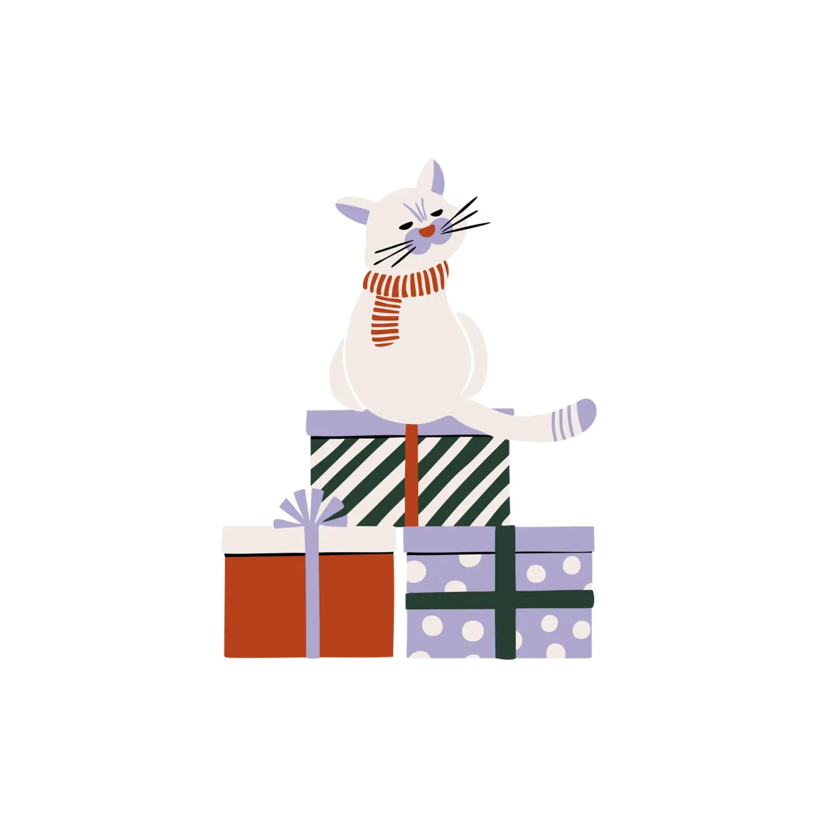 Merry Catmas hahnemühle by modeern