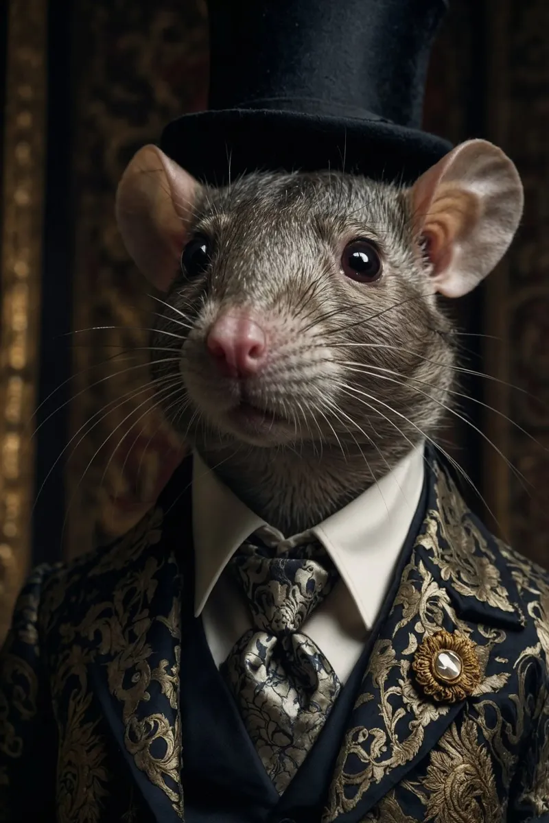 Sir Remy: Il ratto elegante carta hahnemühle da Beasts of Nobility