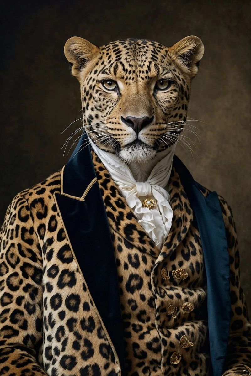 Lord Leopold: Der kultivierte Leopard Poster von Beasts of Nobility