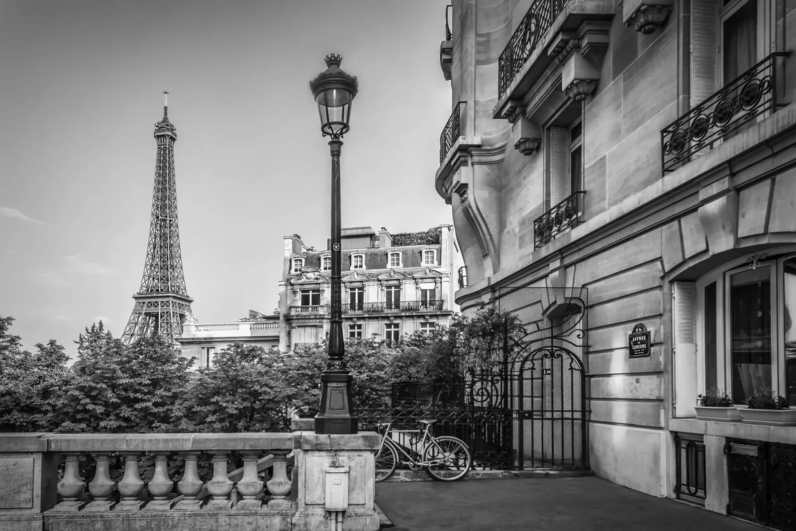 Pariser Charme | Monochrom pellicola backlit da Melanie Viola