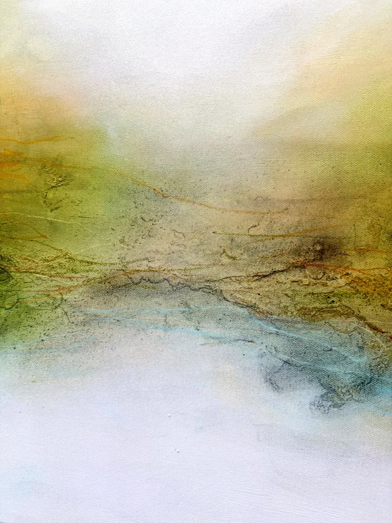 In the heart of Nature No. 4 canvas with Floater frame by kirstenschankweiler