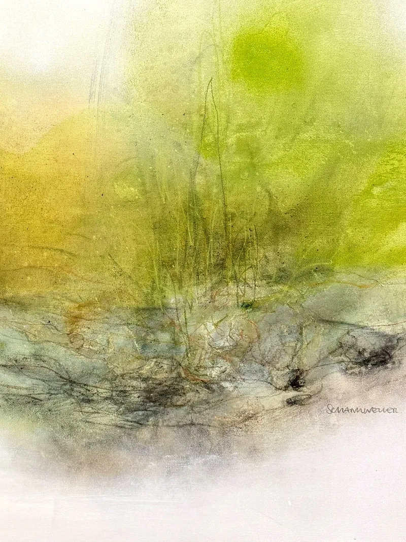 In the heart of nature No. 1 canvas with Floater frame by kirstenschankweiler