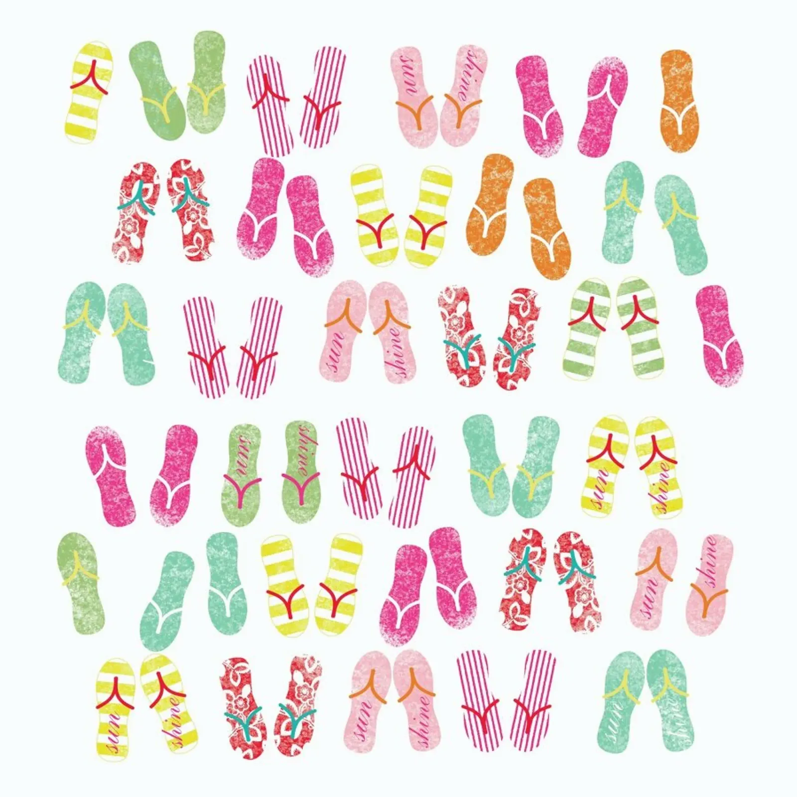 FlipFlops poster con telaio in plastica da Catherine Aguilar