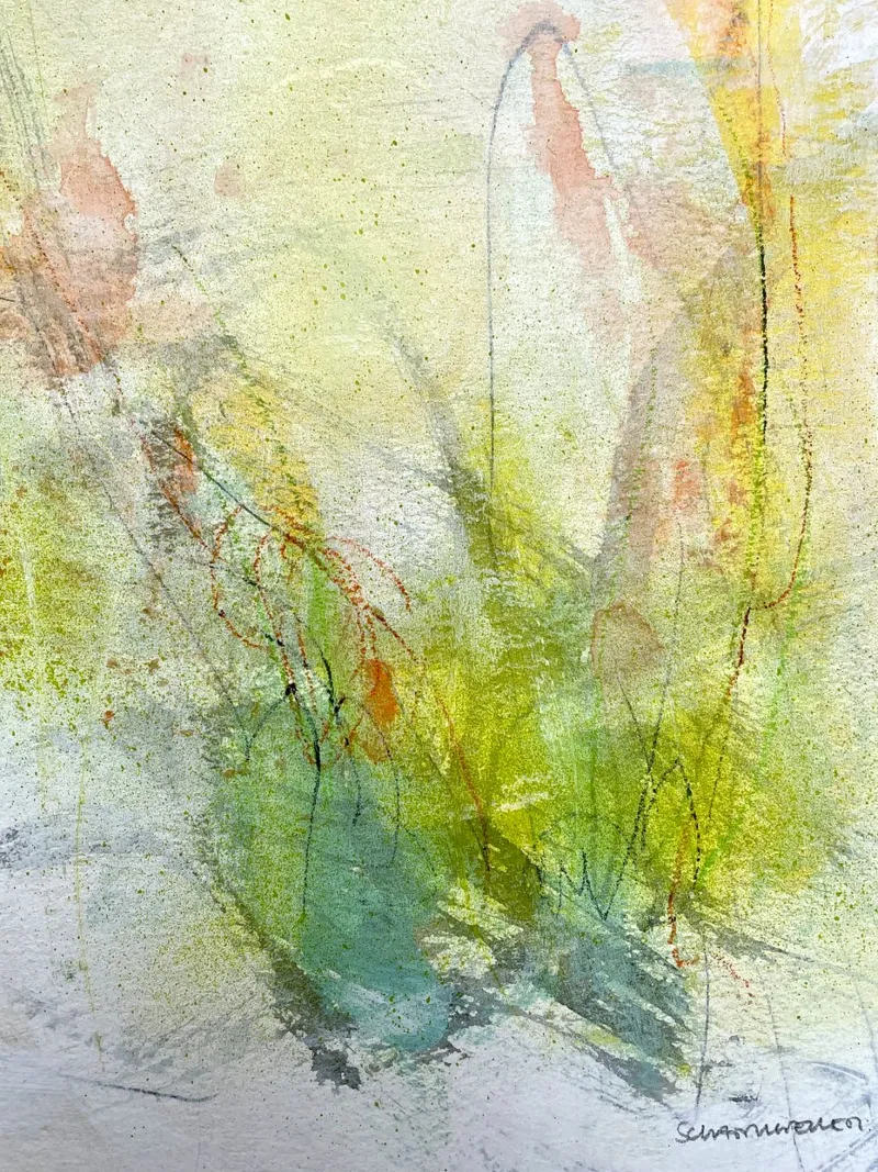 Profumo di primavera II poster con telaio in plastica da kirstenschankweiler