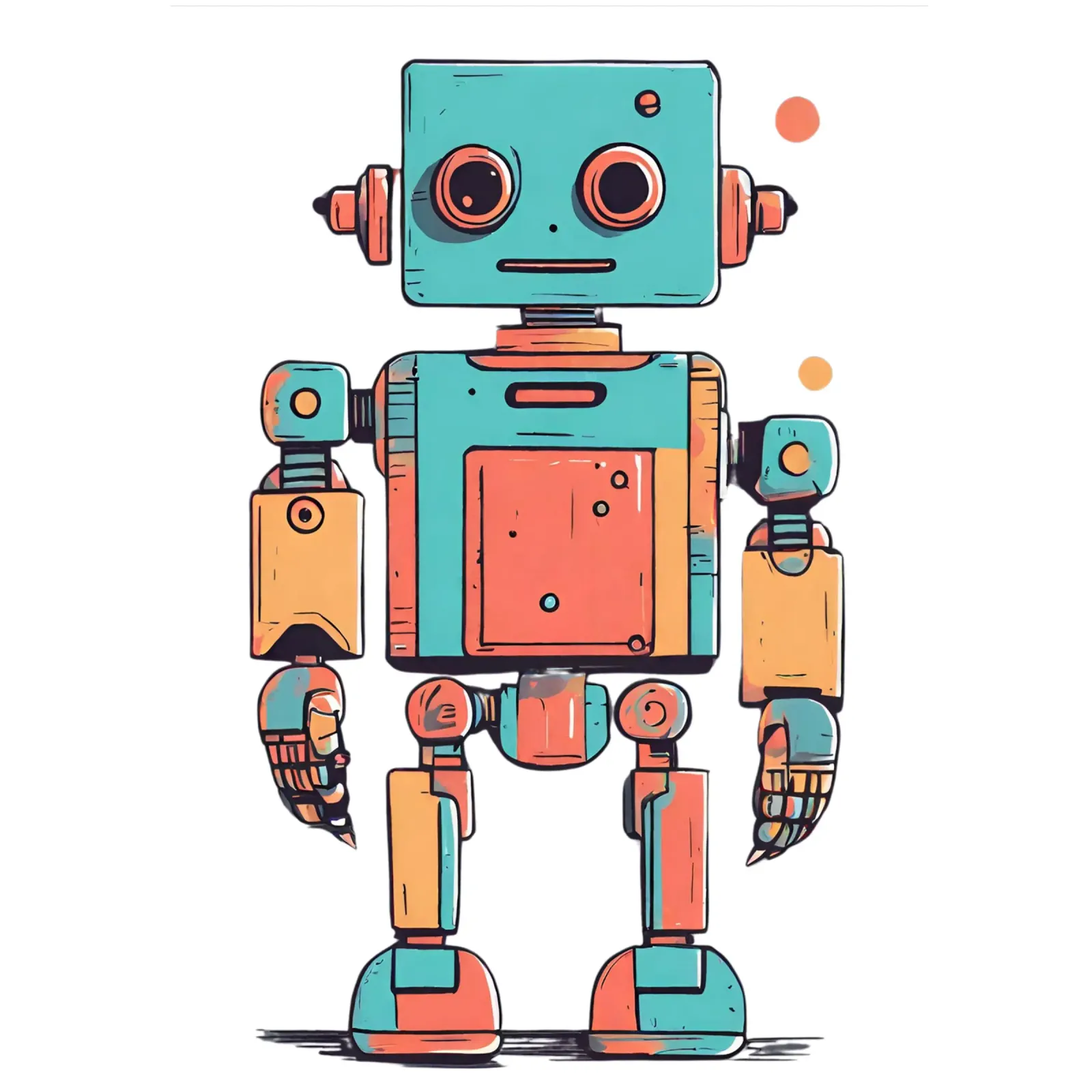 Ptit robot 1 pellicola backlit da Rezh creations