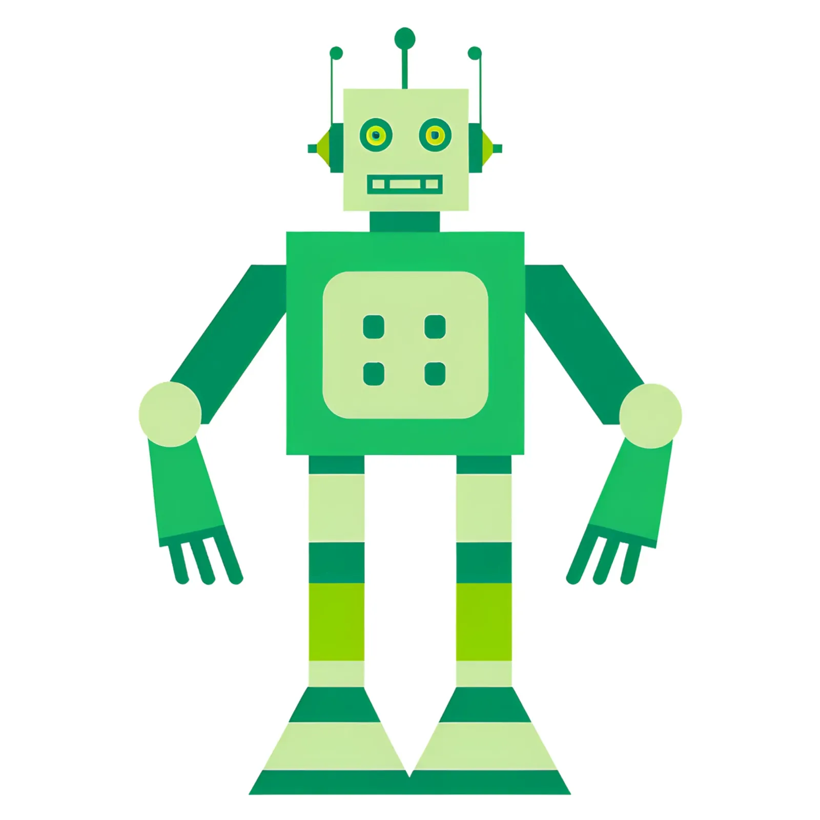 Ptit robot 6 metacrilato de Rezh creations