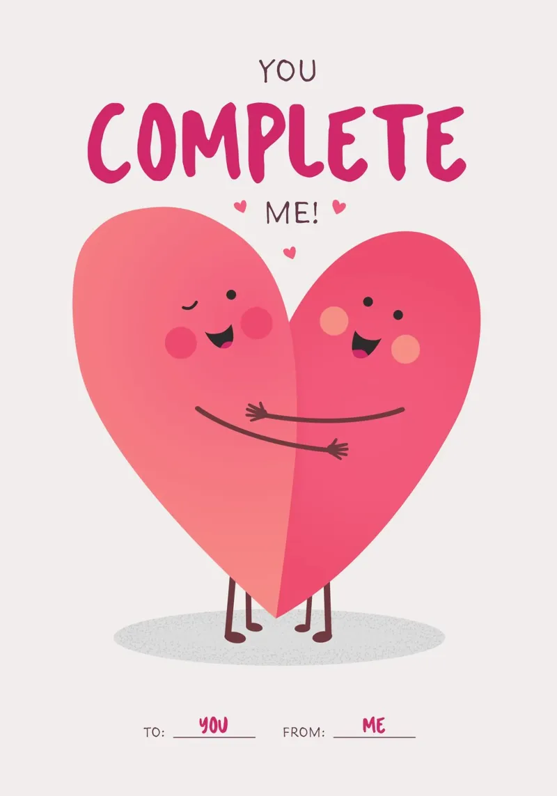 You complete me - Ein Herz und eine Seele pellicola backlit da good vibes