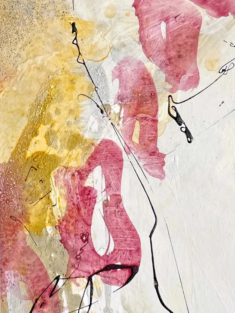 Astratto con rosa I plexiglass da kirstenschankweiler