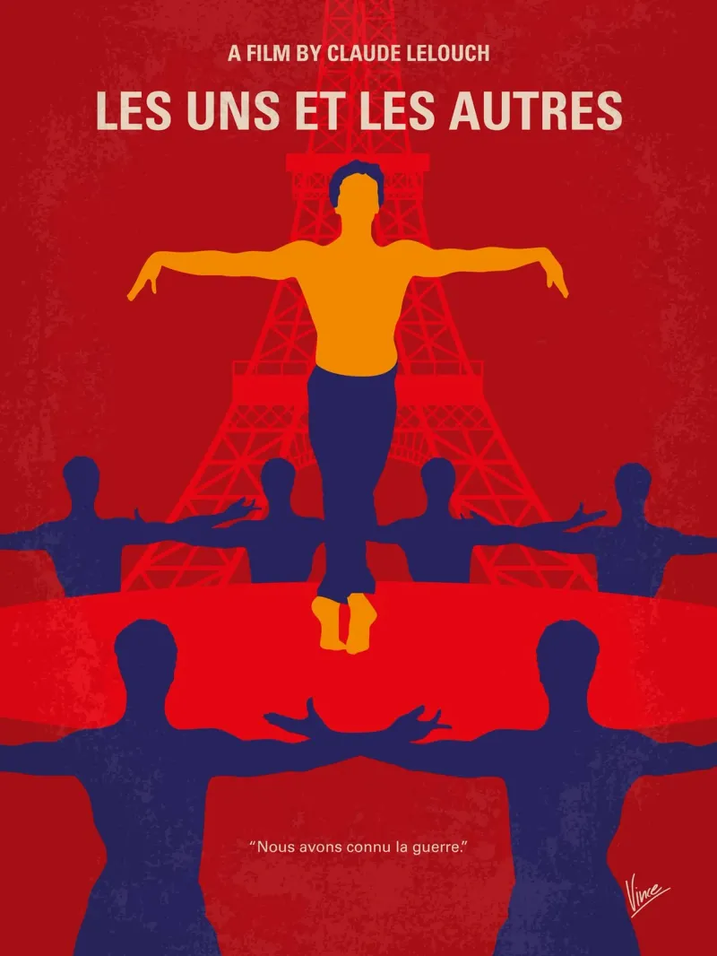 No771 My Les Uns et les Autres minimal movie poster poster da Chungkong