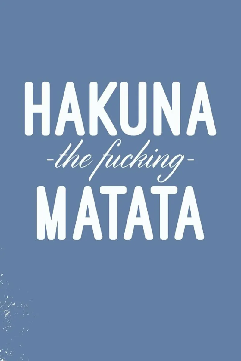 Hakuna Matata canvas with Floater frame by LeDieg