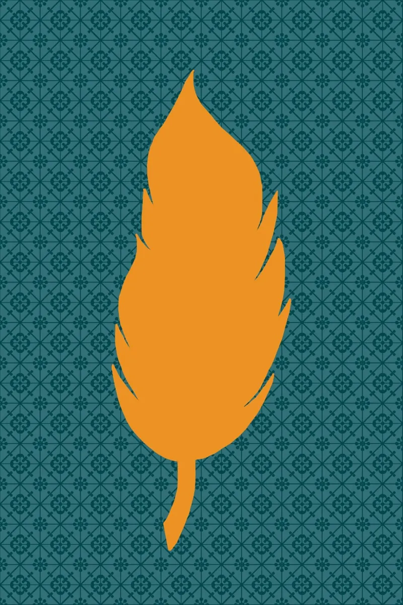 plume jaune poster da alexiableu