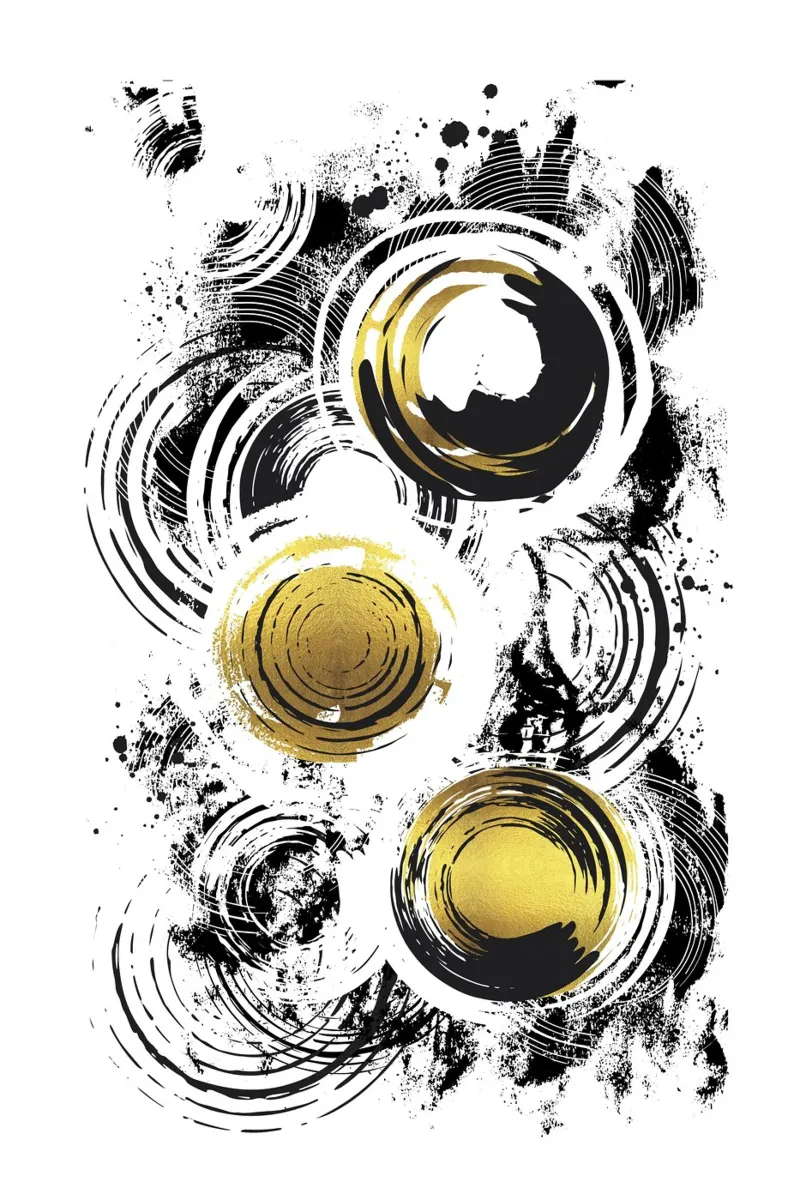 ABSTRACT ART Cerchi da corsa pellicola backlit da Melanie Viola
