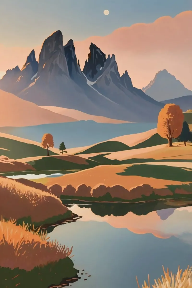 Alpe di Siusi in autumn light | Work 4 hahnemühle by AlbertKlee