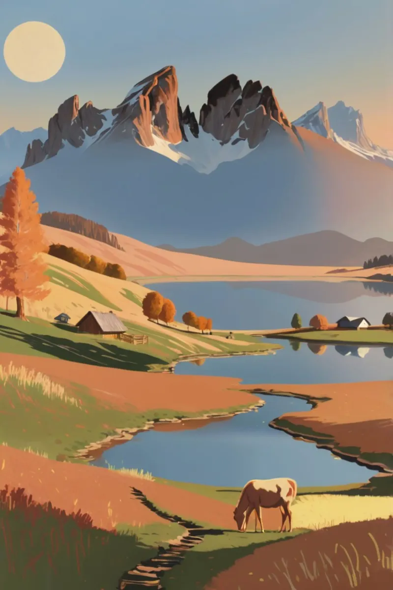 L'Alpe di Siusi nello splendore autunnale | Werk 5 plexiglass da AlbertKlee