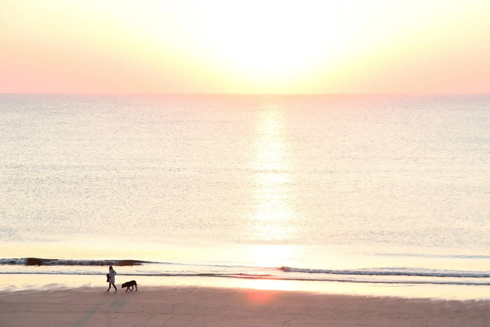Insel Sylt | Sonenuntergang tela con Cornice a cassetta da eyes & tries