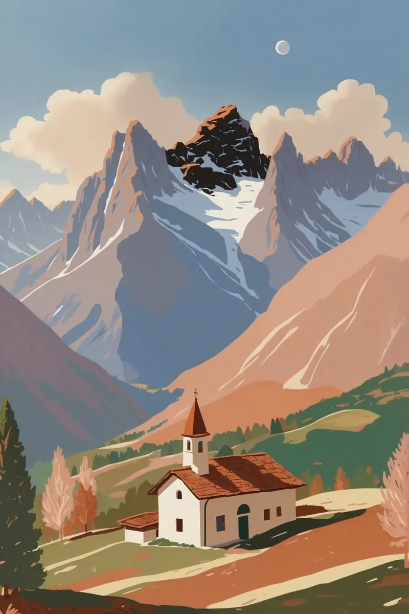 Tre cime in autunno | Lavoro 6 carta hahnemühle da AlbertKlee