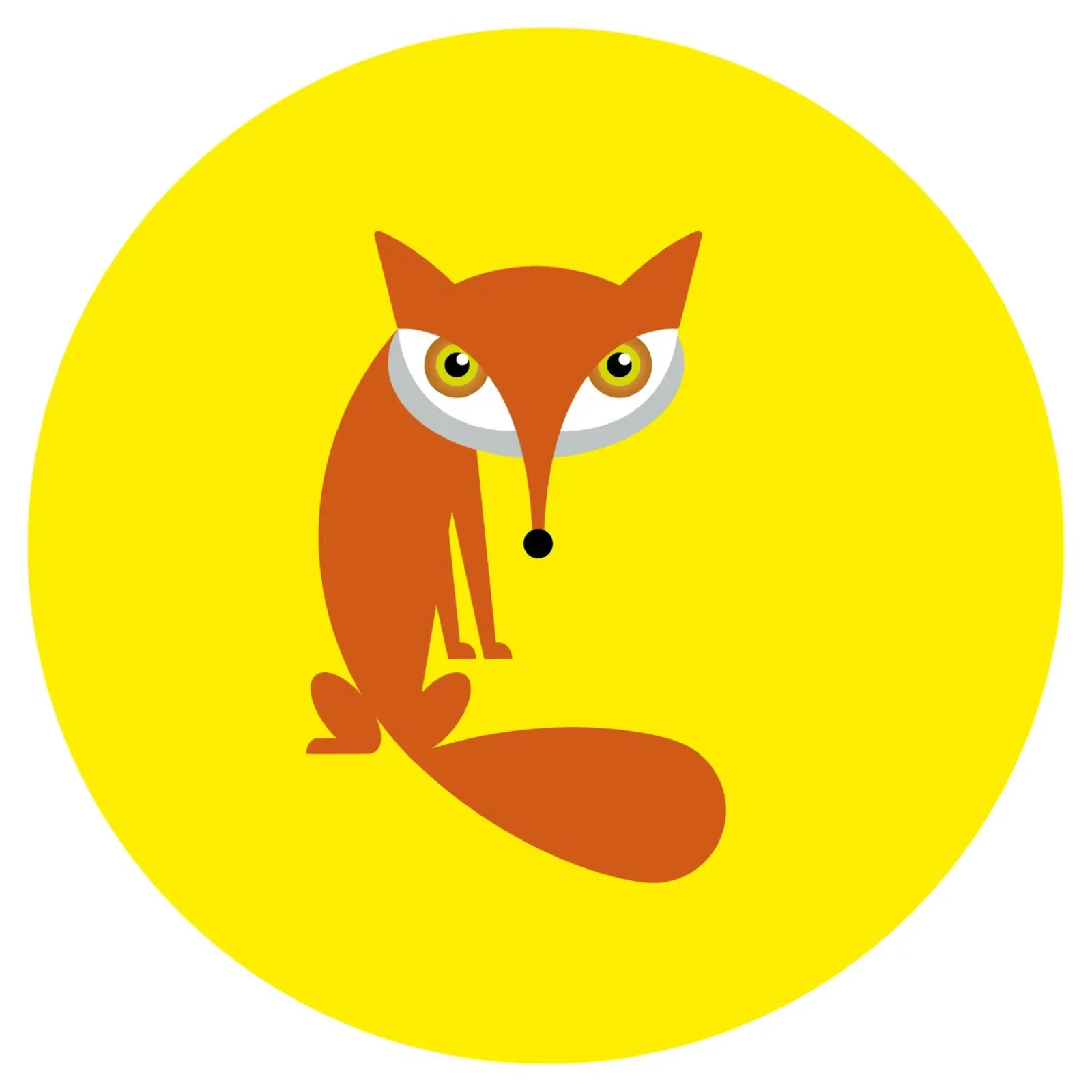 Fox poster with aluminum frame by Looks n Brains