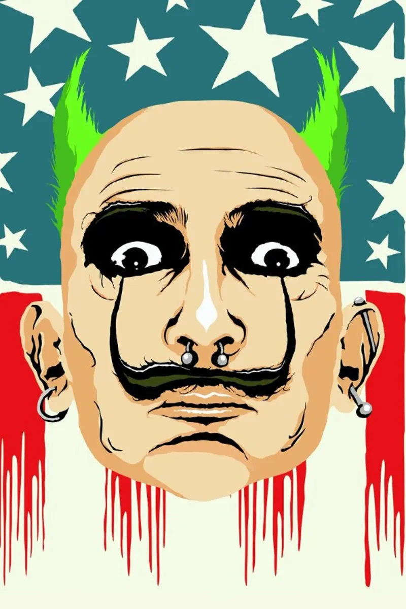Smack My Dali Up pellicola backlit da Butcher Billy