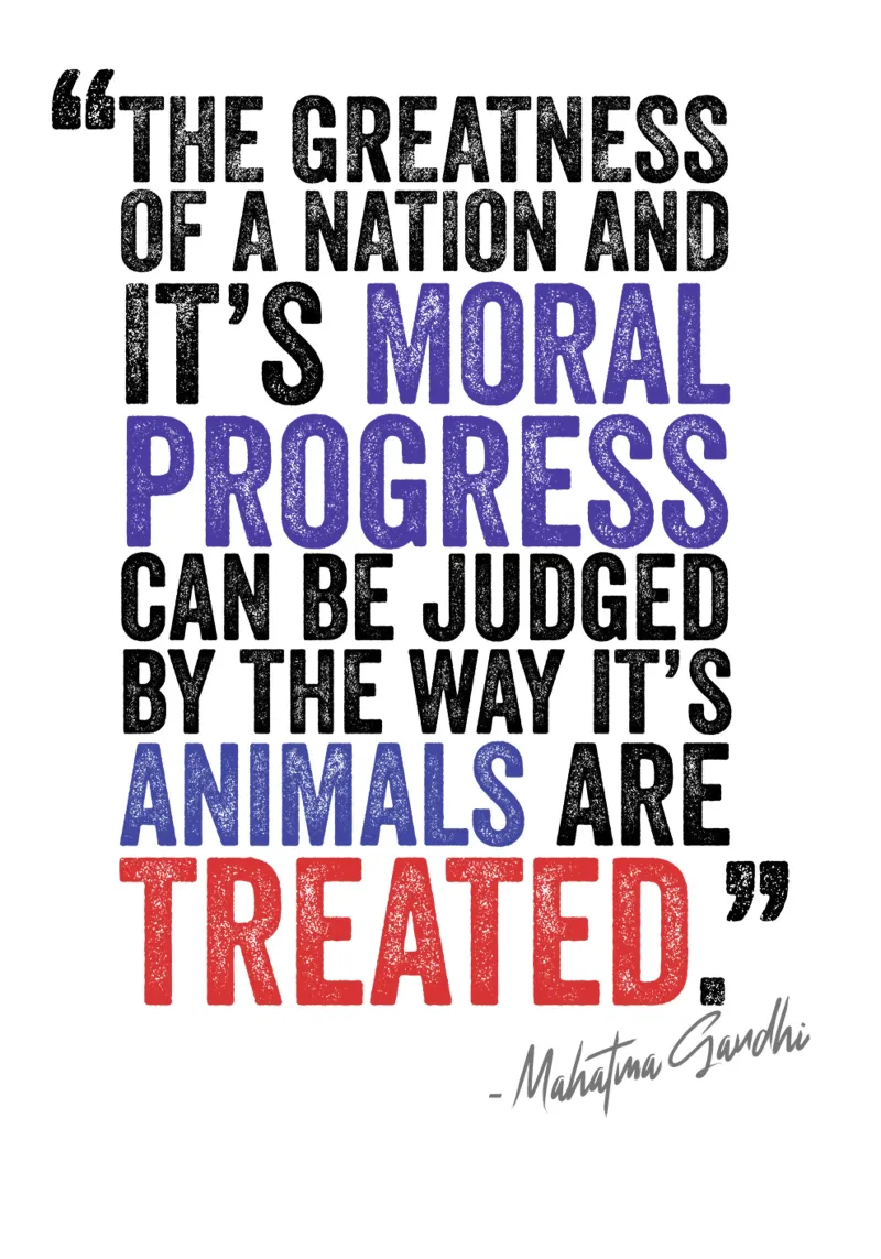Moral poster con telaio in alluminio da Art Unleashed