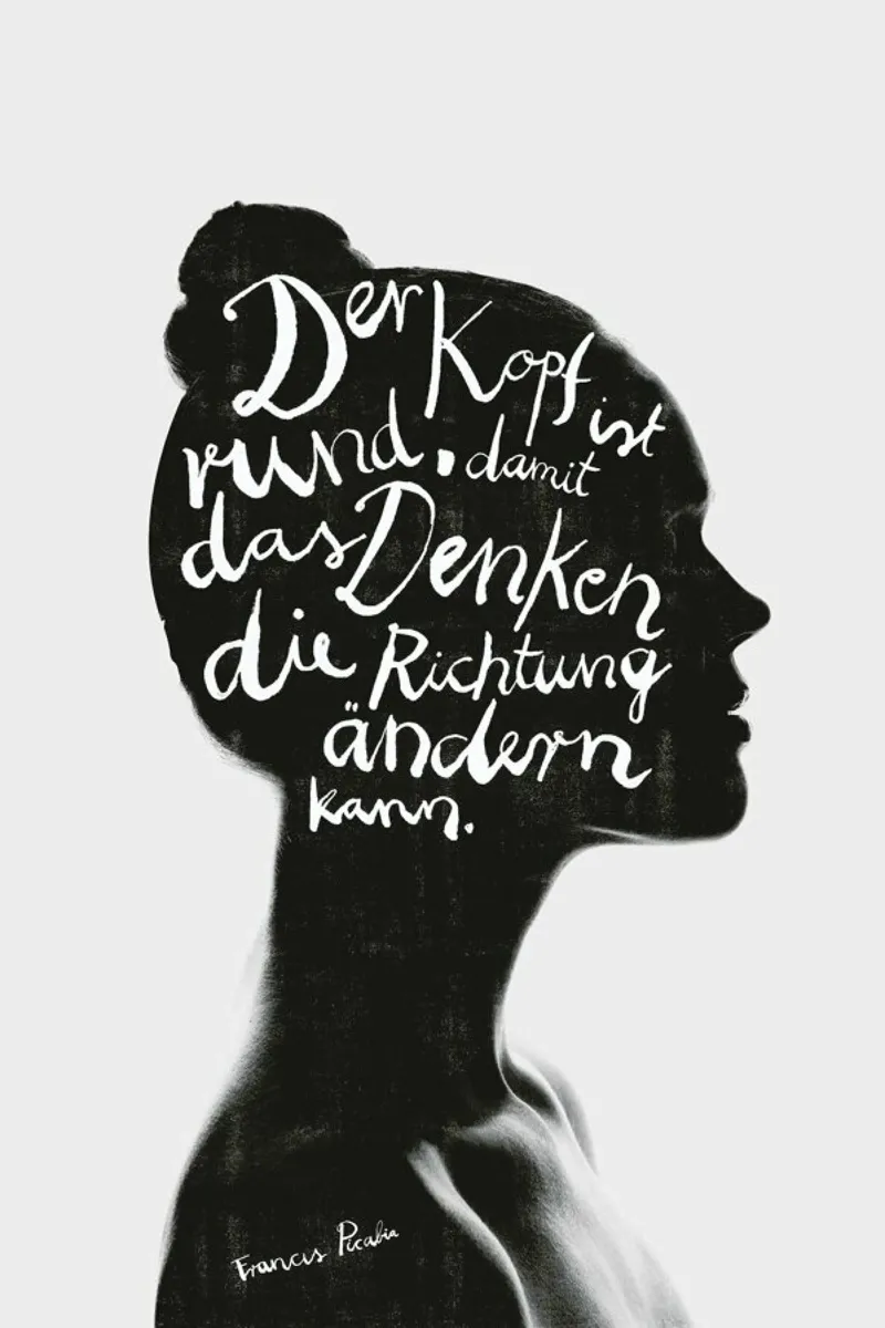 Denken poster con telaio in alluminio da typealive