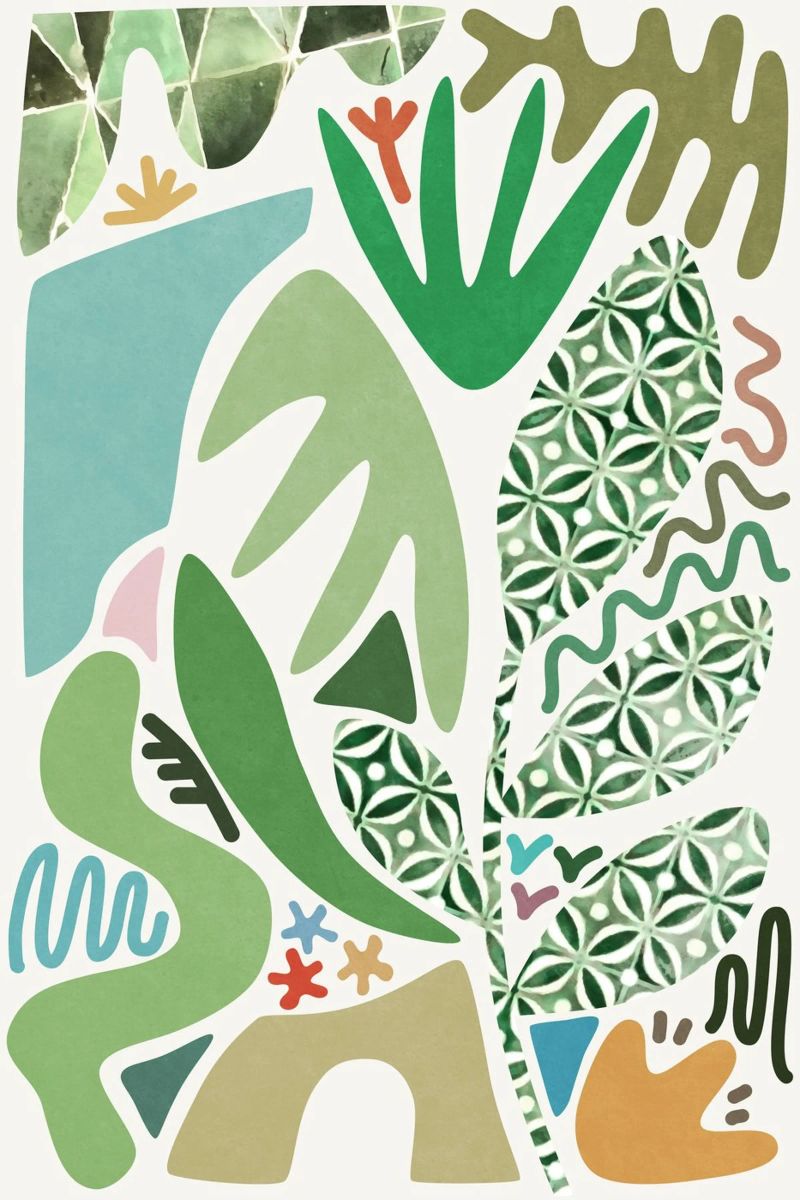 Jardin de palmiers poster de amini54