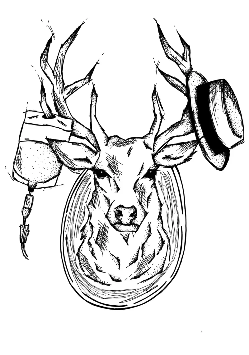 Breaking Bad Deer | Fanart pellicola backlit da venten
