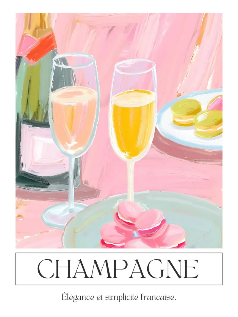 Champagne poster da Ohkimiko