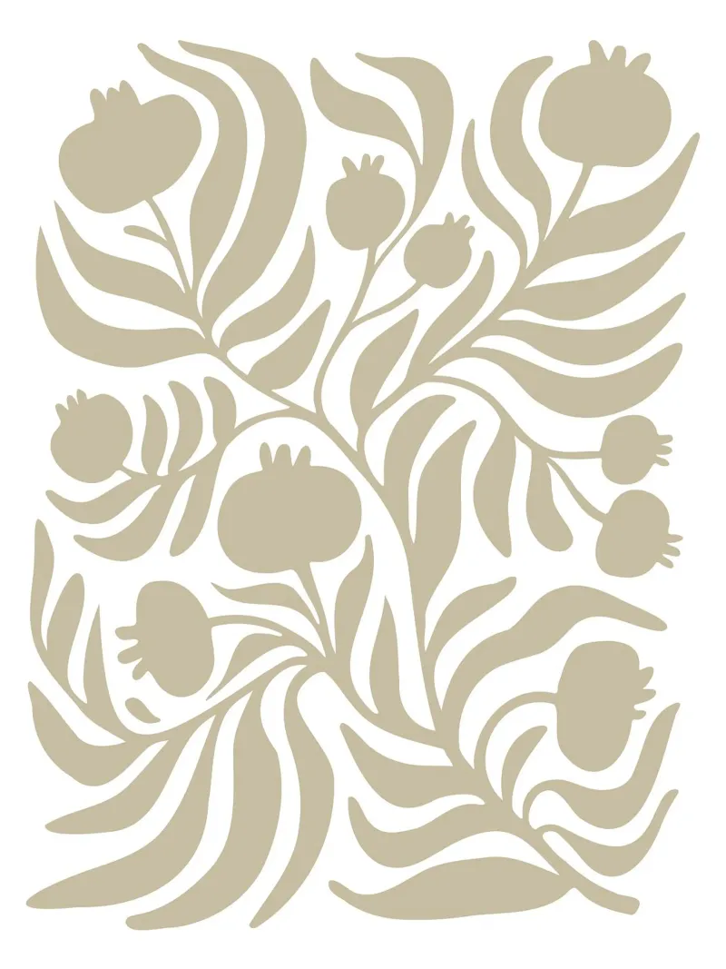 Beige Leaves backlit film by A Nordic Girl