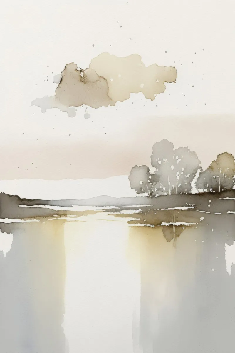 Pastel Landscape No 1 poster da treechild