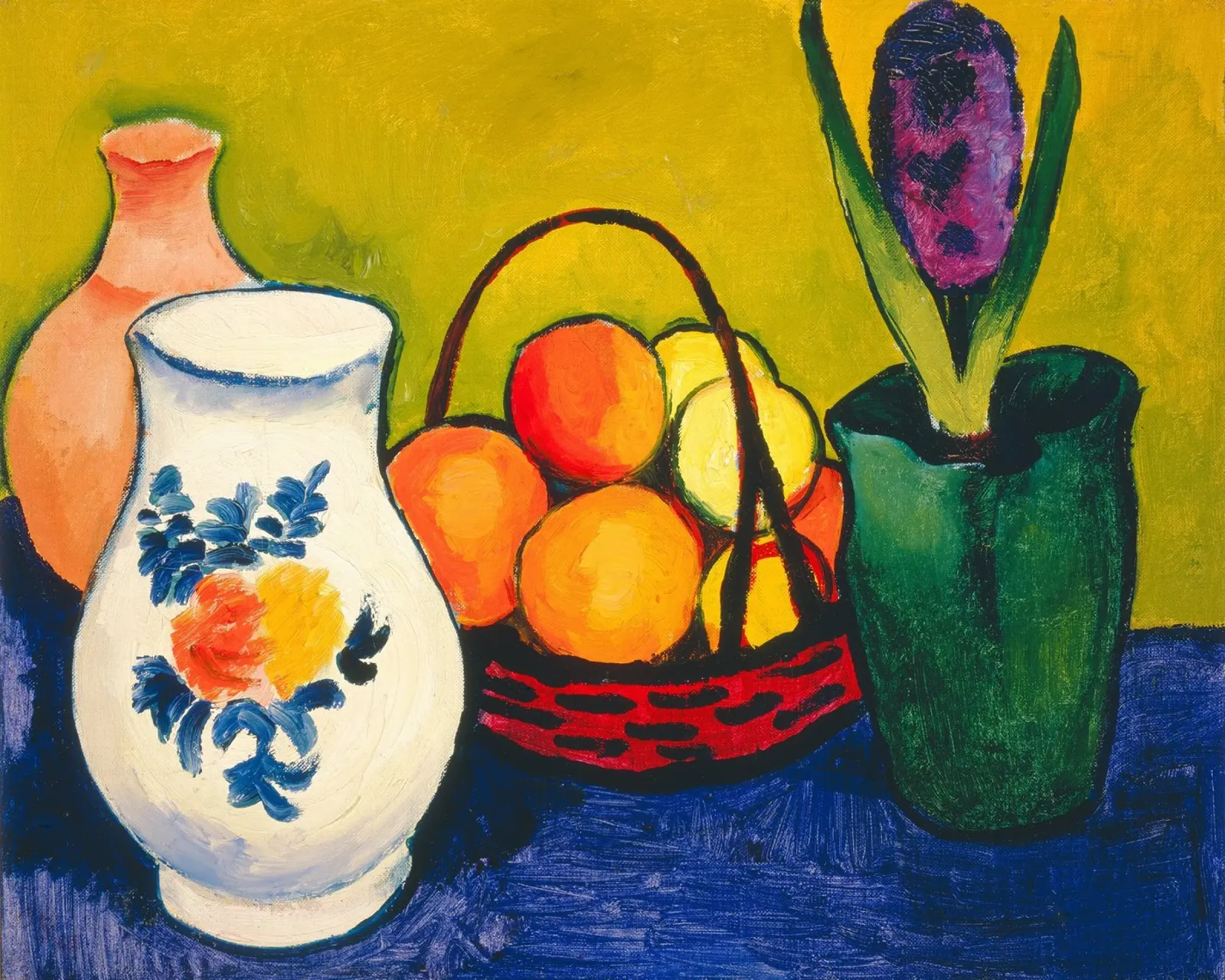 Franz Marc - Brocca bianca con fiori e frutta pellicola backlit da ARTOTHEK