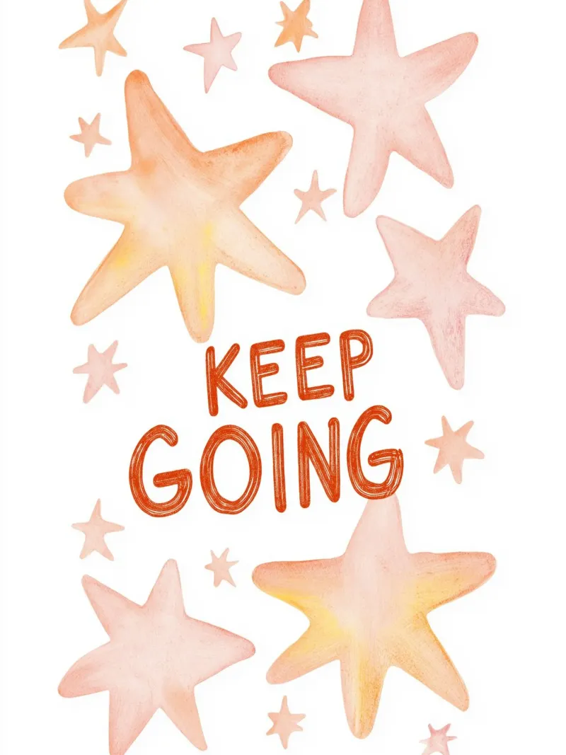 Keep Going carta hahnemühle da treechild