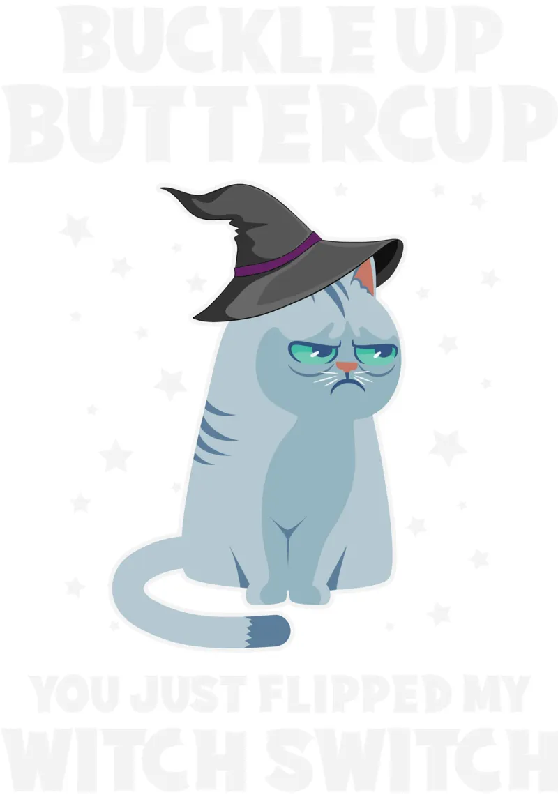 Buckle up buttercup, you just flipped my witch switch alluminio dibond da edsonramosart