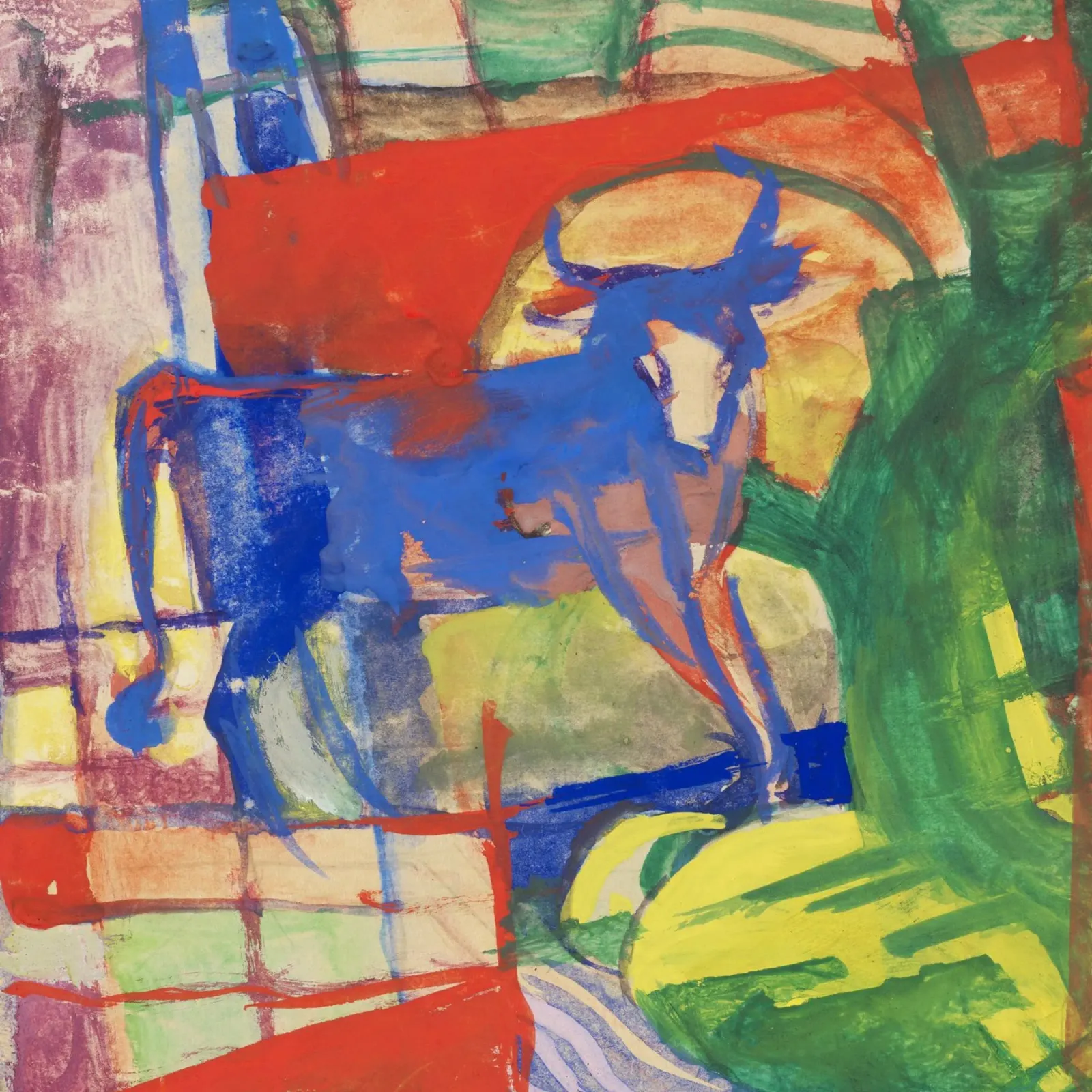 Franz Marc - Vacca blu pellicola backlit da ARTOTHEK