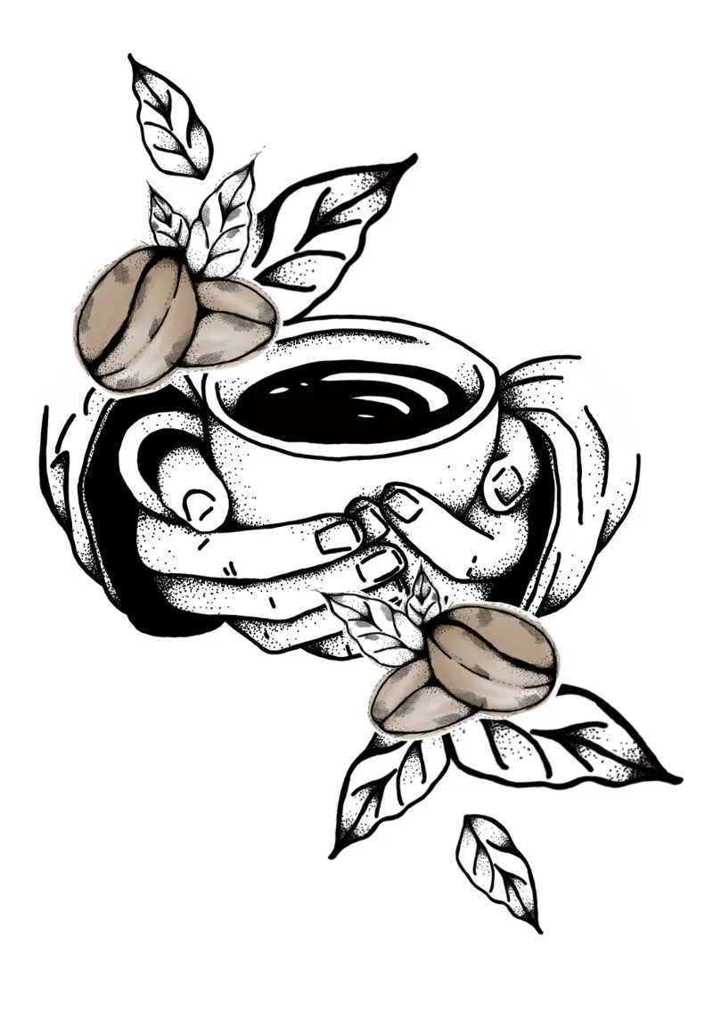 CoffeeMug | Lineart pellicola backlit da venten