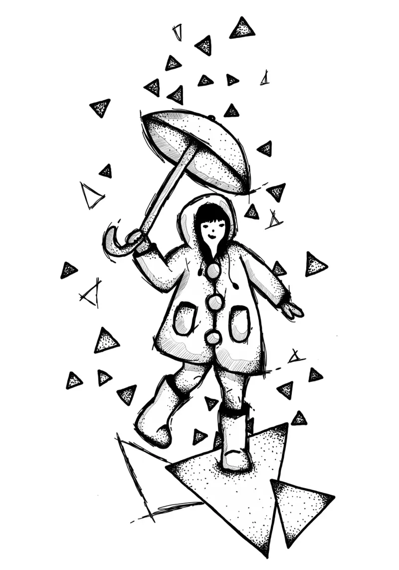 Dancing in the Rain | Lineart plexiglass da venten