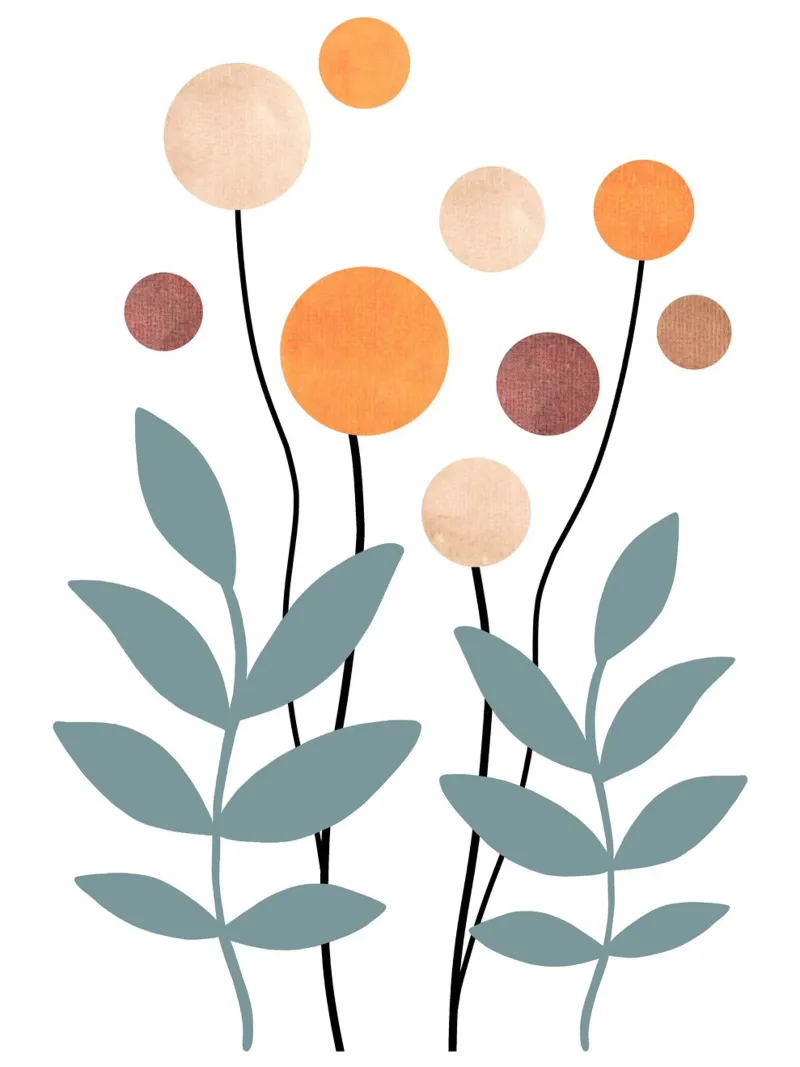 Blossom mid century alluminio dibond da BAINAI