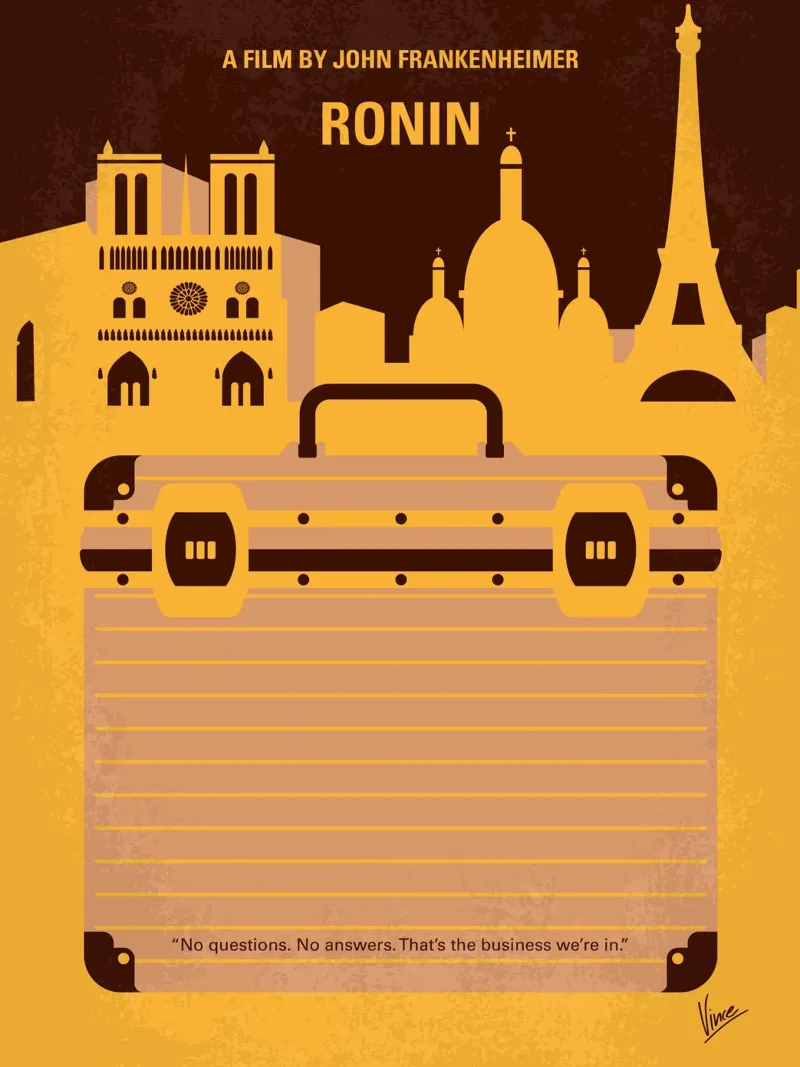 No801 My RONIN minimal movie poster poster da Chungkong