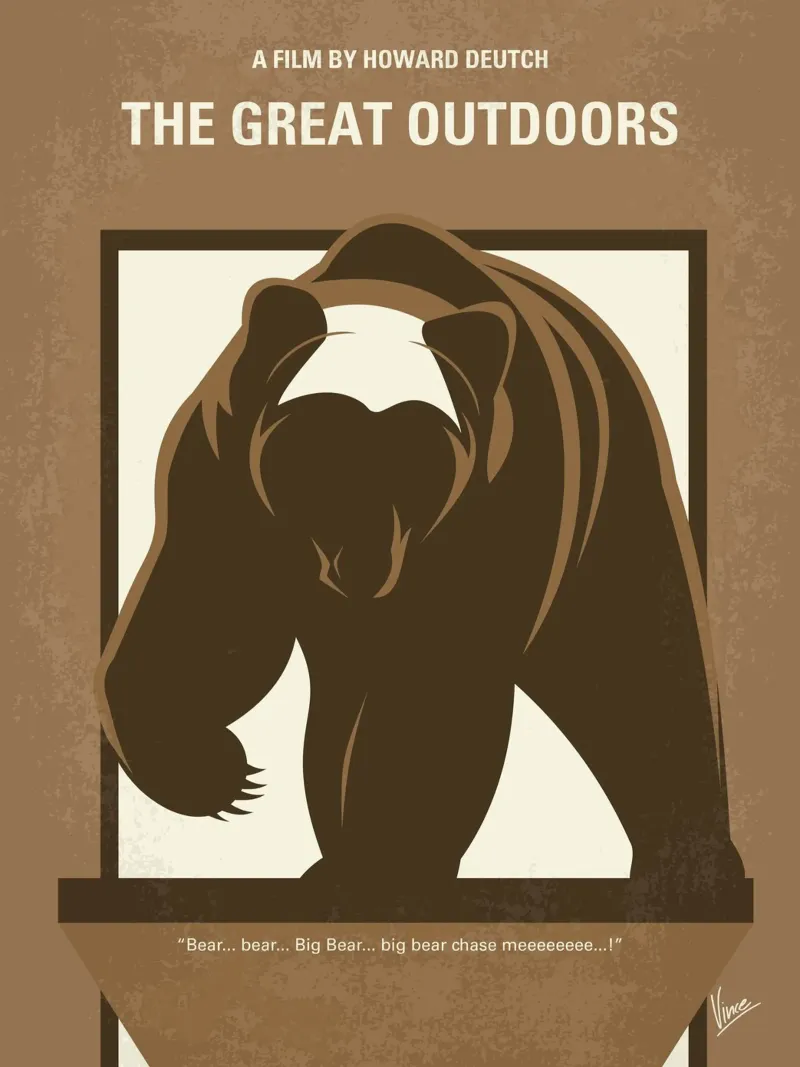 No824 My The Great Outdoors minimal movie poster poster van Chungkong