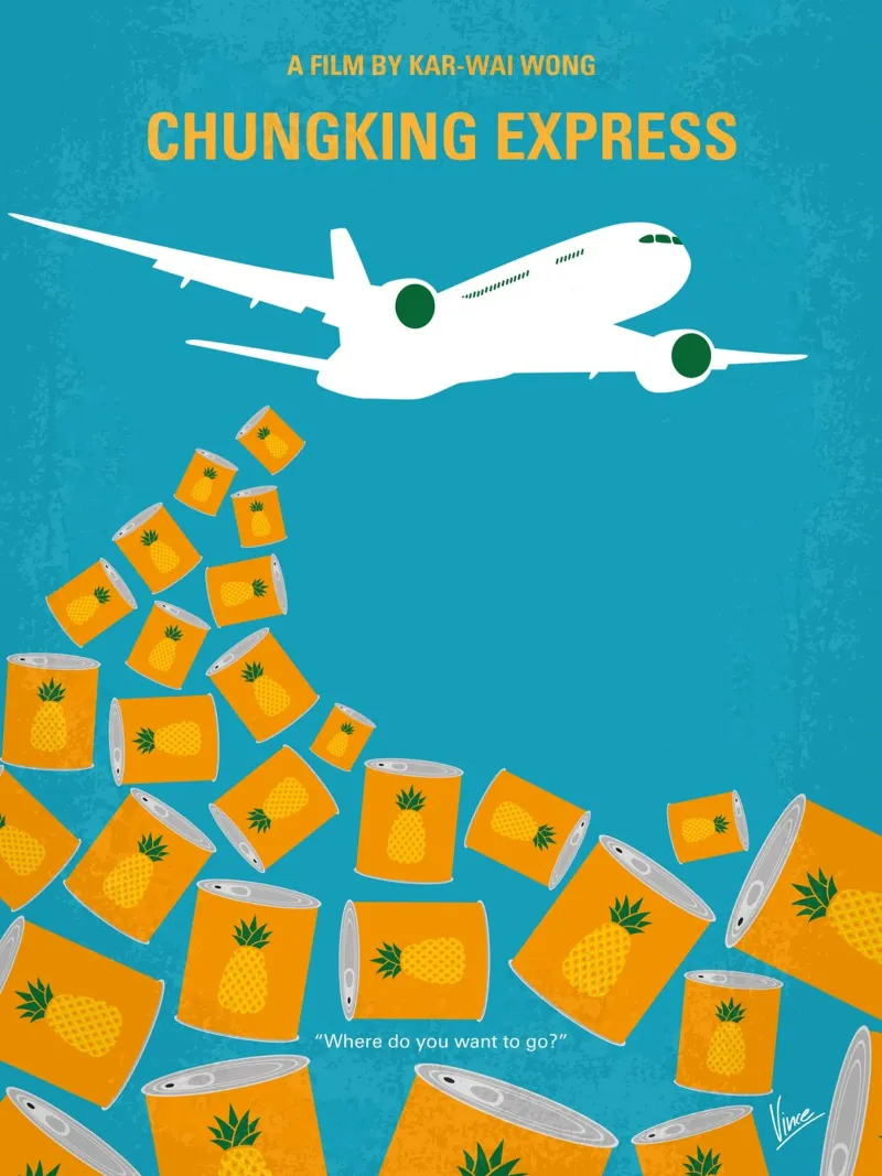 No835 My Chungking Express minimal movie poster poster da Chungkong