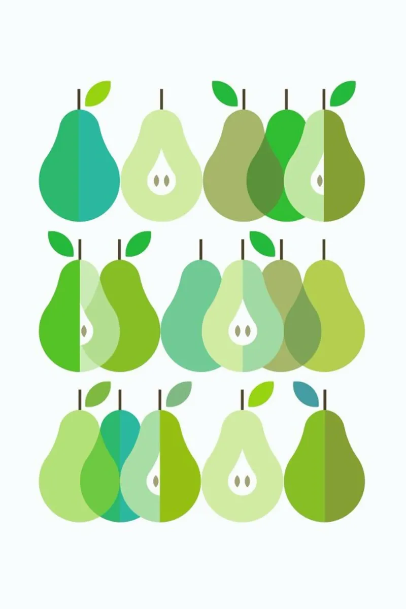 Scandi Pears 1 pellicola backlit da Visual Philosophy